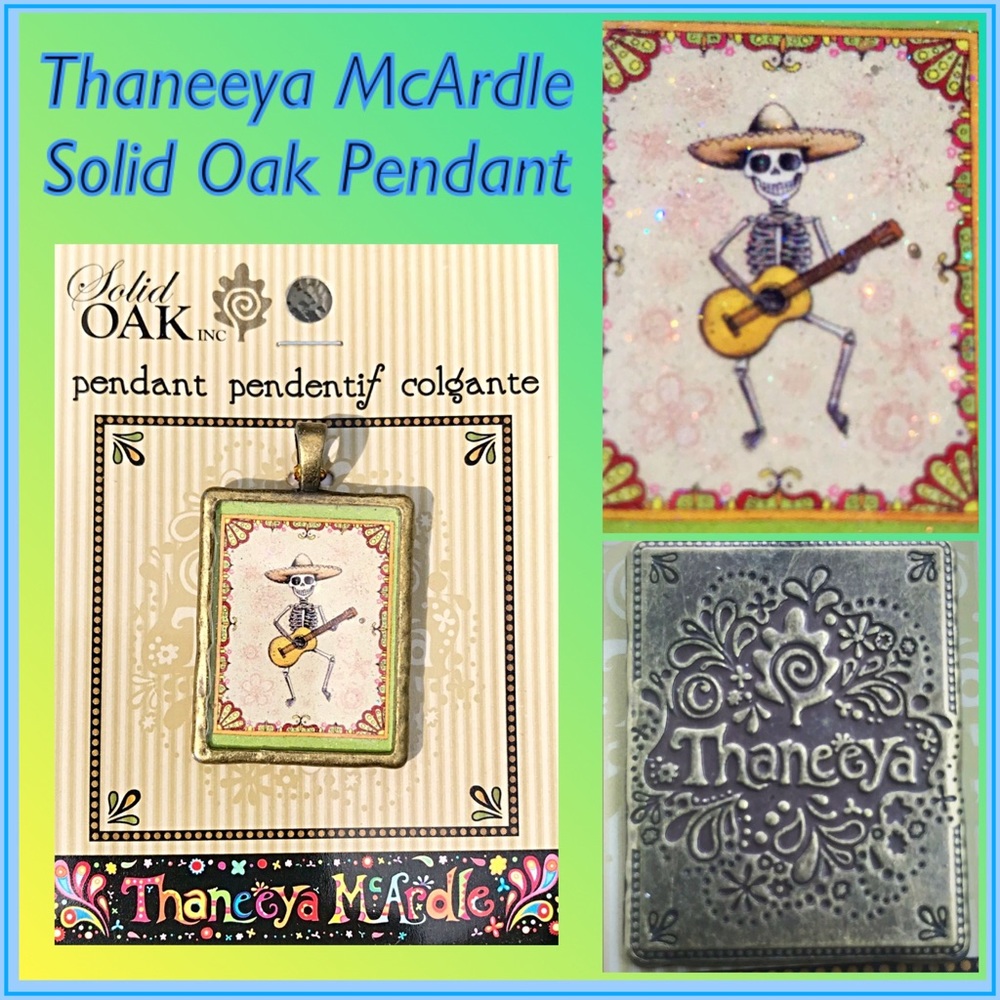 Thaneeya McArdle Acrylic Skeleton Pendant -NWTs